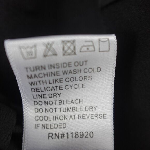 Lucy Paris Womens Mareena Feather Trim Black Dress Small - Picture 10 of 11